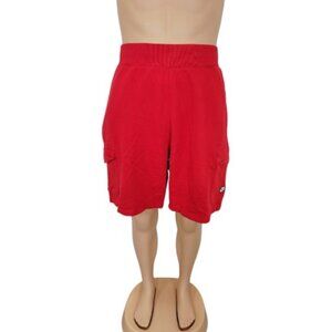 Nike Men's Red Sportswear Elastic Waist Run Athletic Shorts Size XL